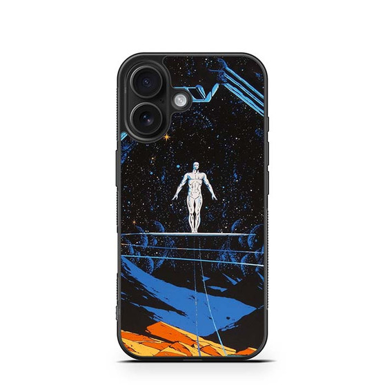 Silver surfer space iPhone 16 Case