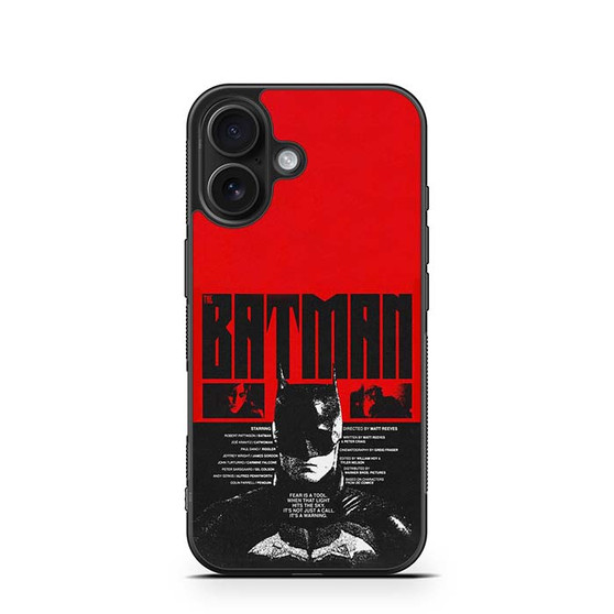The Batman Quotes iPhone 16 Case