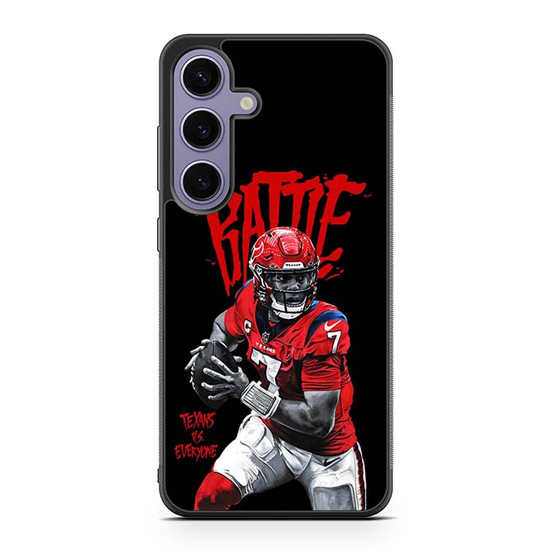 CJ Stroud Battle Red Texans Samsung Galaxy S24 Case