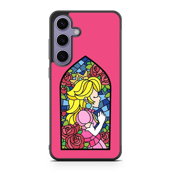 Princess peach stained glass Samsung Galaxy S24 Case