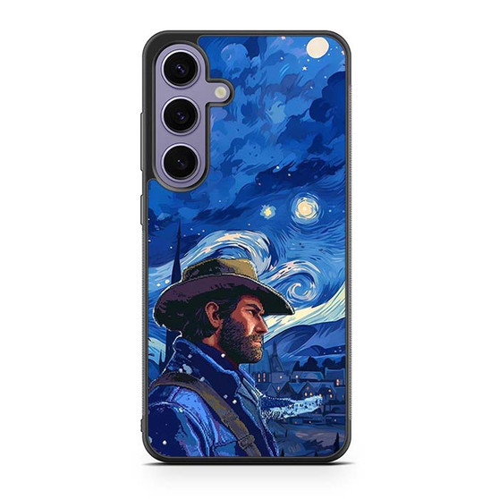 Red Dead Redemption II Arthur Starry Night Samsung Galaxy S24 Case