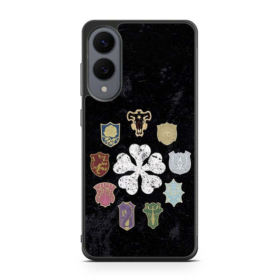 Black Clover Logos Samsung Galaxy S25 Edge Case