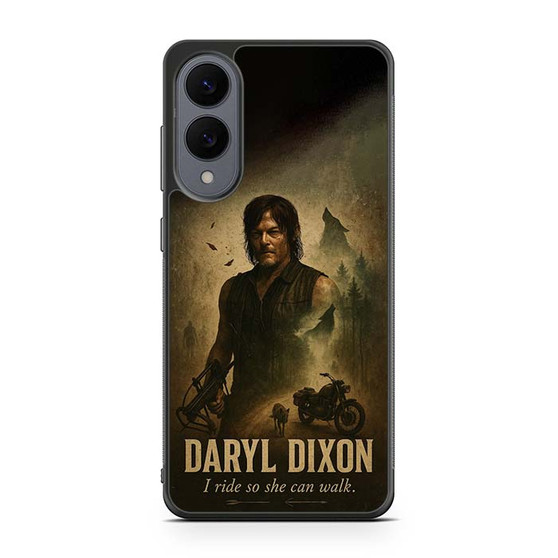 Daryl Dixon Rider Survivor Lone Wolf Samsung Galaxy S25 Edge Case
