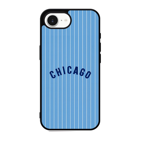 Chicago cubs jersey pattern iPhone 17e Case