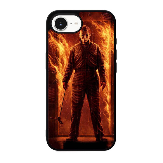 Michael myers on fire iPhone 17e Case