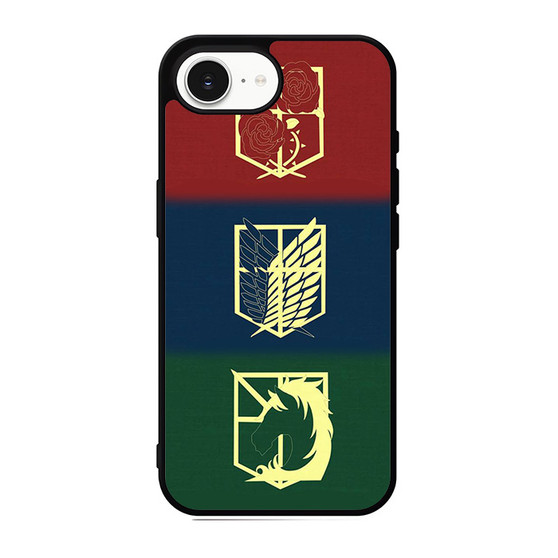 Attack on Titan logos iPhone 17e Case