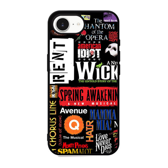 brodway musical collage iPhone 17e Case