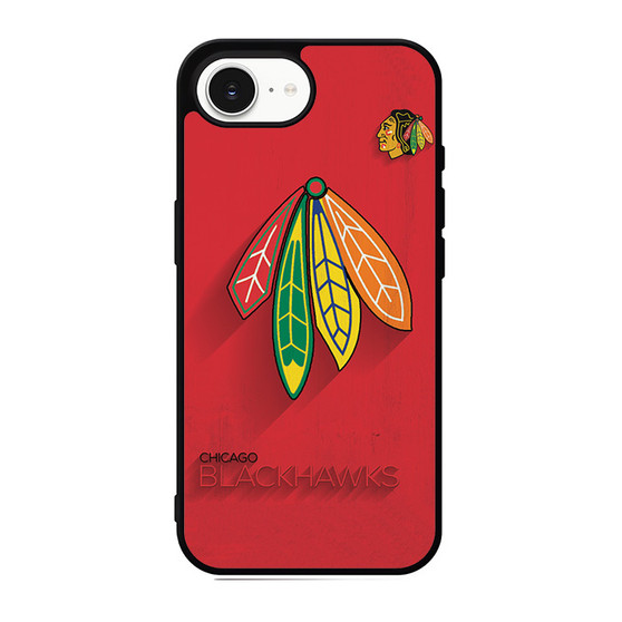 chicago blackhawks logo poster iPhone 17e Case