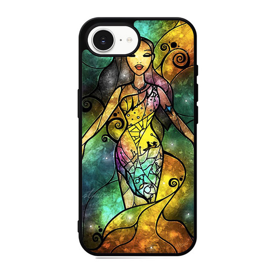 disney pocahontas stained glass iPhone 17e Case
