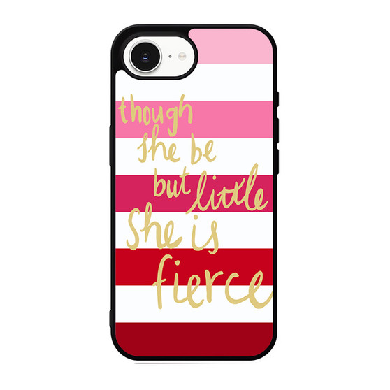 pink strip quotes iPhone 17e Case