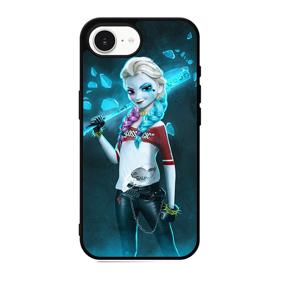Princess Elsa With Harley Quinn Dress iPhone 17e Case