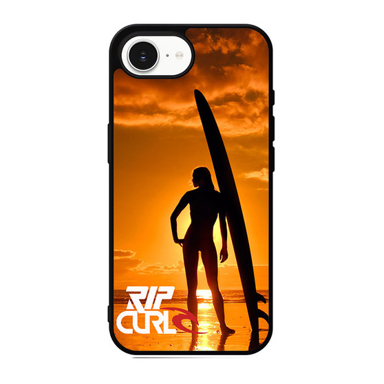 Rip Curl Sunset Surfing Girl iPhone 17e Case