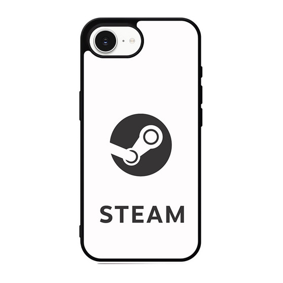 Steam Logo White iPhone 17e Case