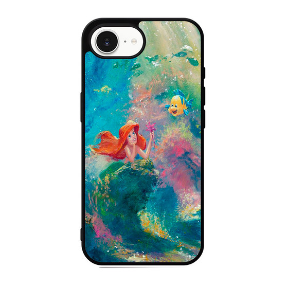 the little mermaid painting iPhone 17e Case