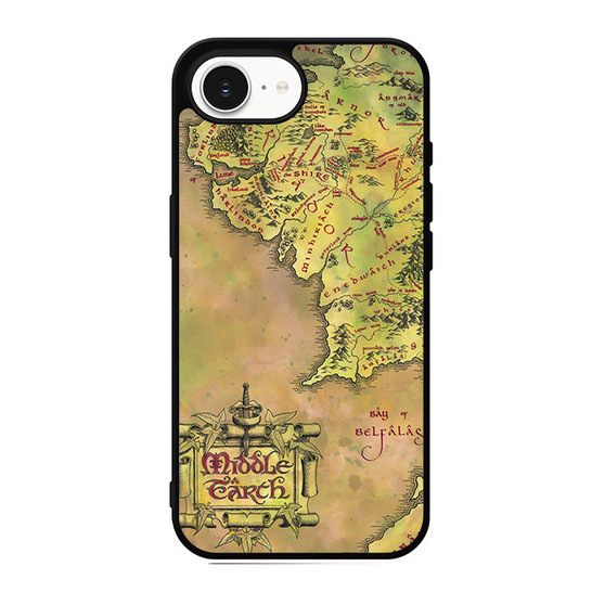 The Lord Of the rings Middle Earth map iPhone 17e Case