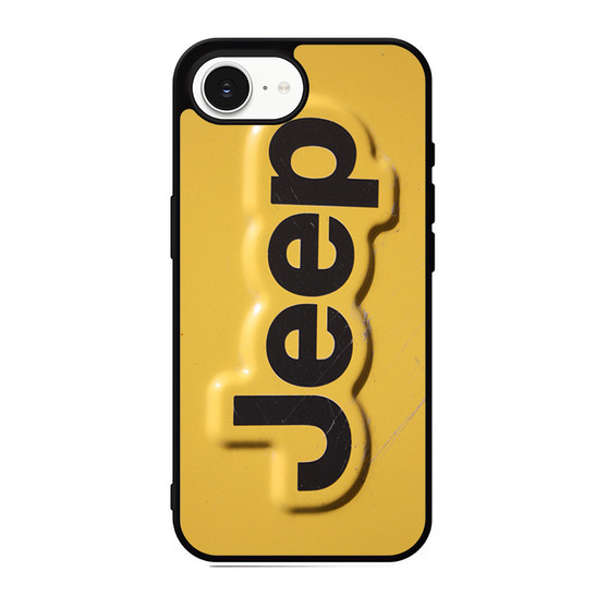 Yellow Jeep Plat iPhone 17e Case