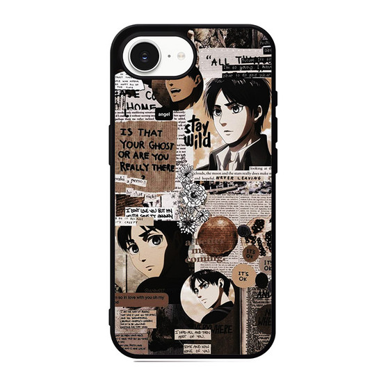 Attack on Titan Eren Quotes iPhone 17e Case