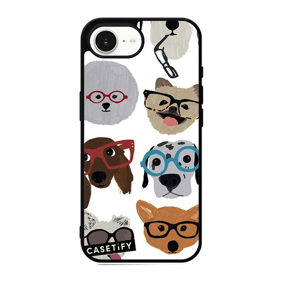 Cute Glasses Dog iPhone 17e Case