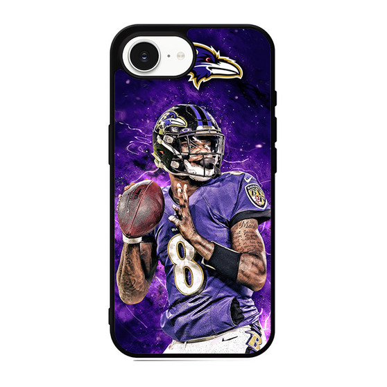 Baltimore Ravens Lamar Jackson iPhone 17e Case
