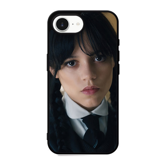Wednesday Jenna Ortega Flat Face iPhone 17e Case