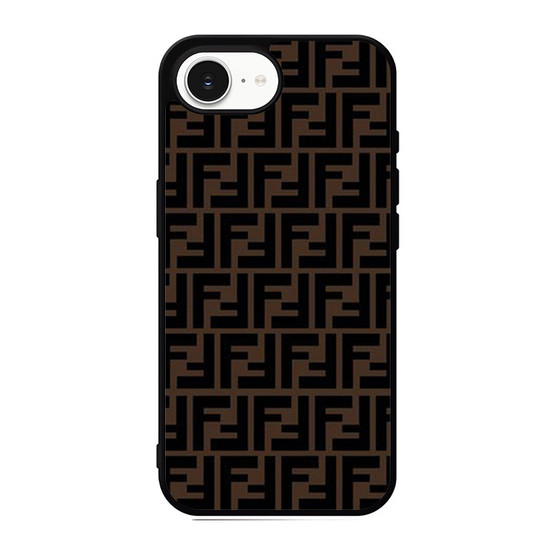 Fendi Brown Logo Art iPhone 17e Case