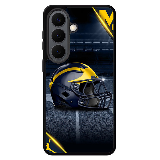 Michigan Wolverines Helmet Samsung Galaxy S26 Series Case