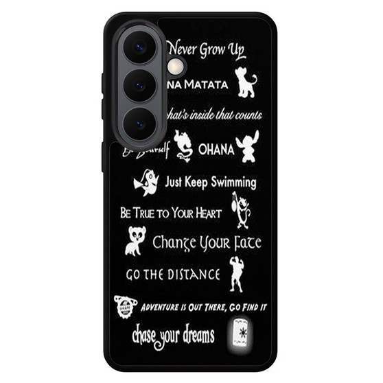 all disney quotes Samsung Galaxy S26 Series Case