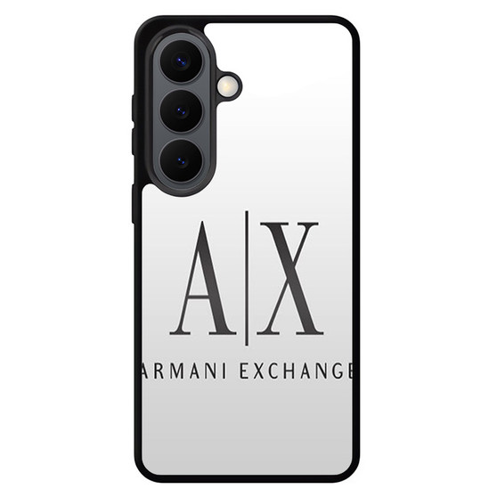 Armani exchange white Samsung Galaxy S26 Series Case