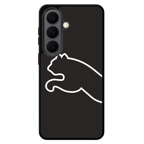 black puma half logo Samsung Galaxy S26 Series Case