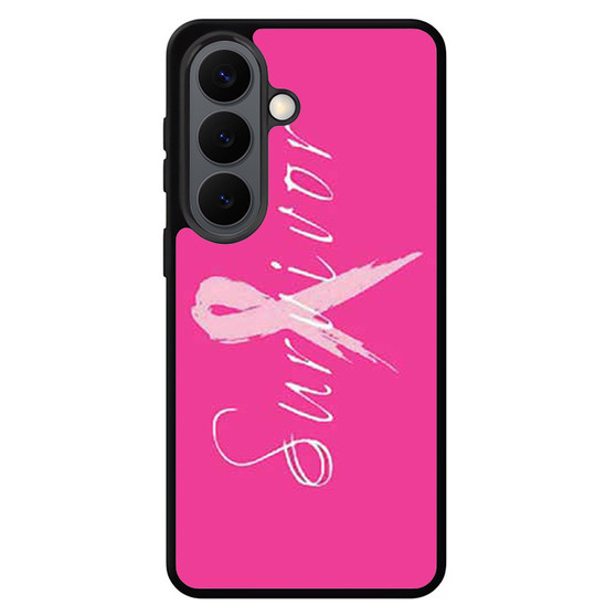 Breast Cancer survivor pink Samsung Galaxy S26 Series Case