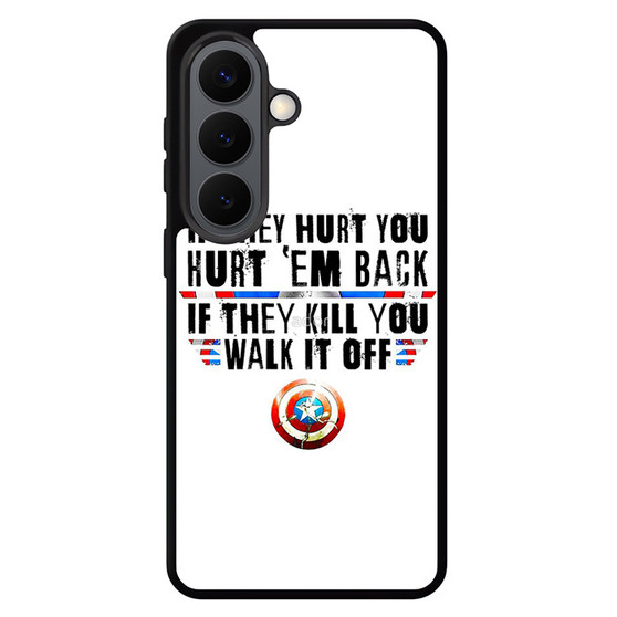Captain America's Quote Samsung Galaxy S26 Series Case