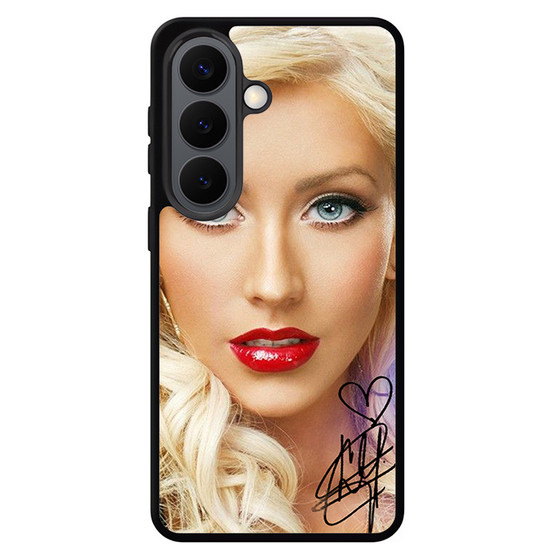 Christina Aguilera Red Lips Samsung Galaxy S26 Series Case