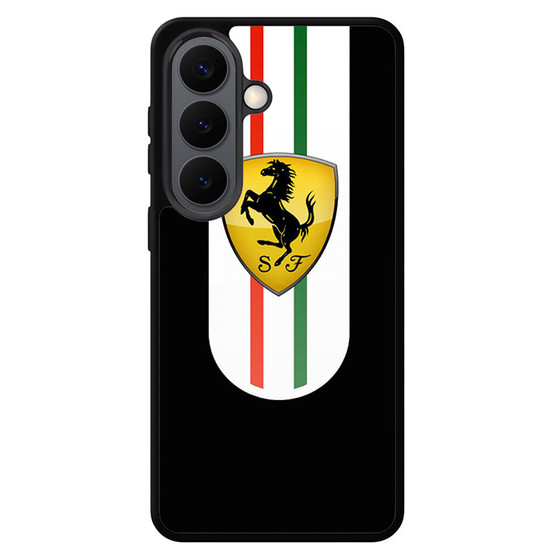Ferrari Black Logo Samsung Galaxy S26 Series Case