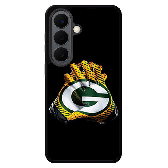 Green Bay Packer On Gloves Samsung Galaxy S26 Series Case