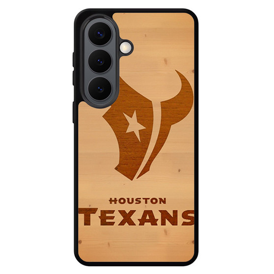 houston texans wood Samsung Galaxy S26 Series Case