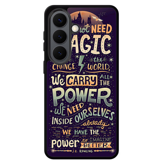 J.K. Rowling Quotes Samsung Galaxy S26 Series Case