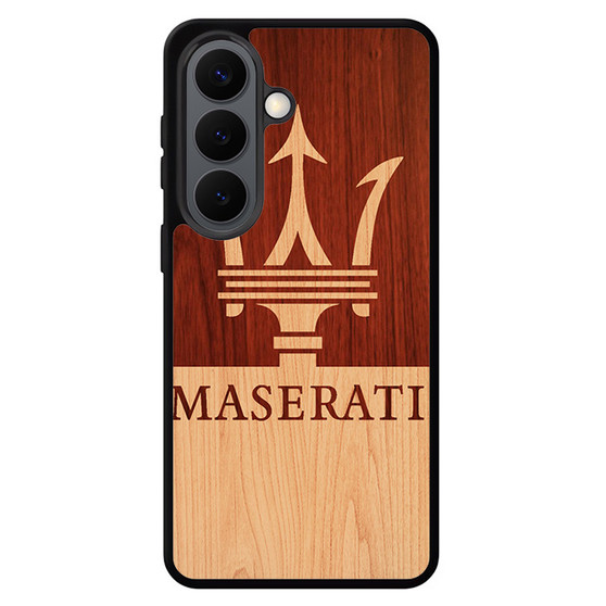 maserati wood Samsung Galaxy S26 Series Case