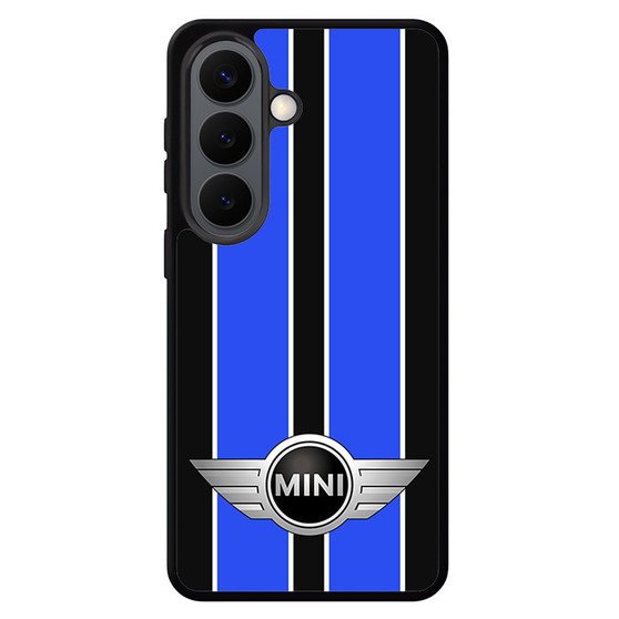 Mini Cooper Black And Blue Samsung Galaxy S26 Series Case