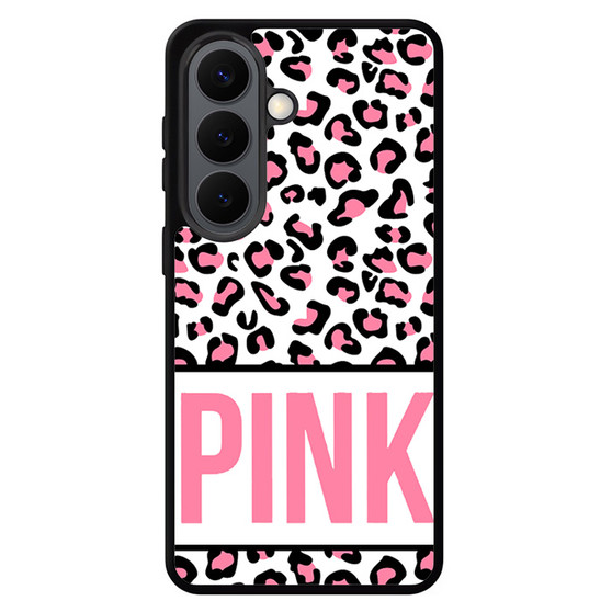 Pink Custom Leopard Samsung Galaxy S26 Series Case