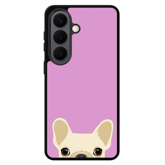 pink french bulldog Samsung Galaxy S26 Series Case