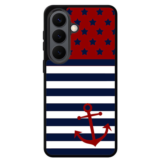 reverse american flag anchor Samsung Galaxy S26 Series Case