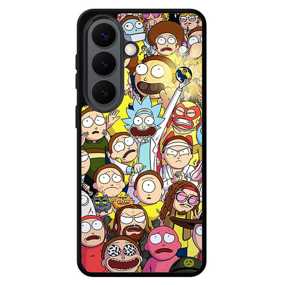 Rick and Morty Collage Samsung Galaxy S26 Series Case