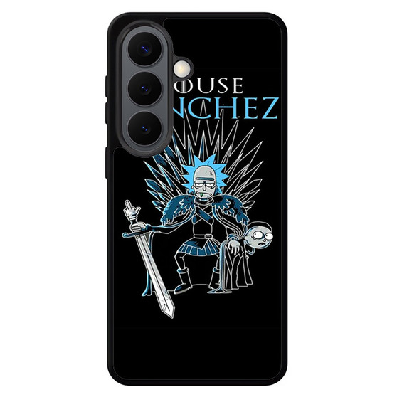 Rick And Morty In Iron Throne Samsung Galaxy S26 Series Case