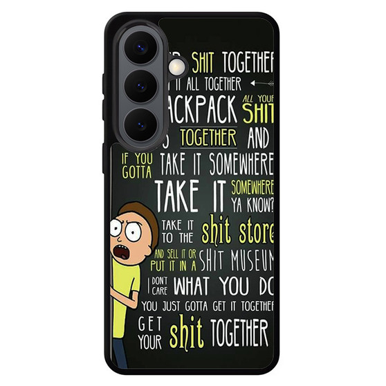 Rick And Morty Quotes Samsung Galaxy S26 Series Case