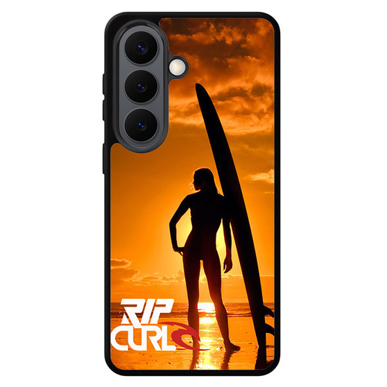 Rip Curl Sunset Surfing Girl Samsung Galaxy S26 Series Case