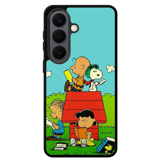 Snoopy Reading Samsung Galaxy S26 Series Case