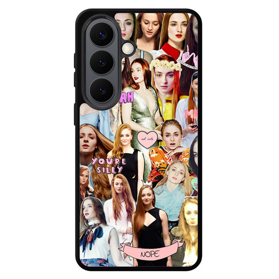 sophie turner collage Samsung Galaxy S26 Series Case