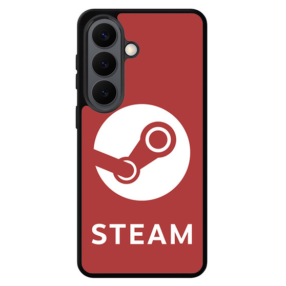 Steam Logo Red Samsung Galaxy S26 Series Case