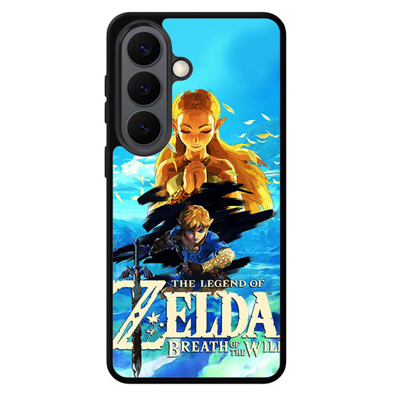 The Legend of Zelda Breath of the Wild Link and Zelda Samsung Galaxy S26 Series Case
