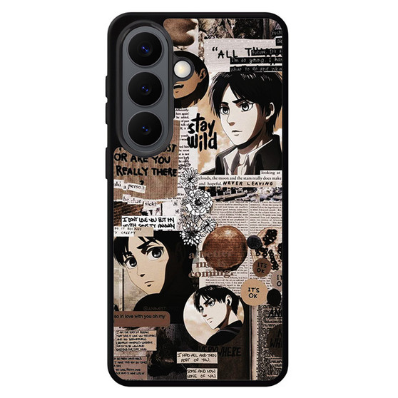 Attack on Titan Eren Quotes Samsung Galaxy S26 Series Case